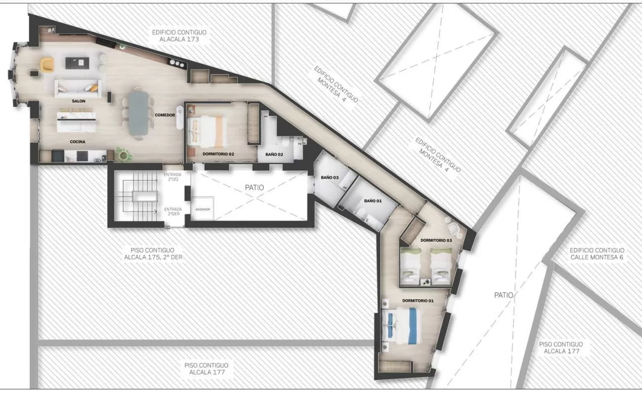 Imagen de Calle Alcalá, Barrio de Salamanca, Madrid capital (Ref.2045) Imagen de Calle Alcalá, Barrio de Salamanca, Madrid capital (Ref.2045)