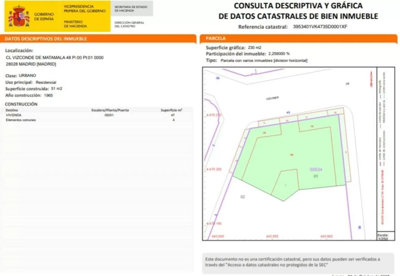 Imagen de Calle del Vizconde de Matamala, Barrio de Salamanca, Madrid capital (Ref.) Imagen de Calle del Vizconde de Matamala, Barrio de Salamanca, Madrid capital (Ref.)