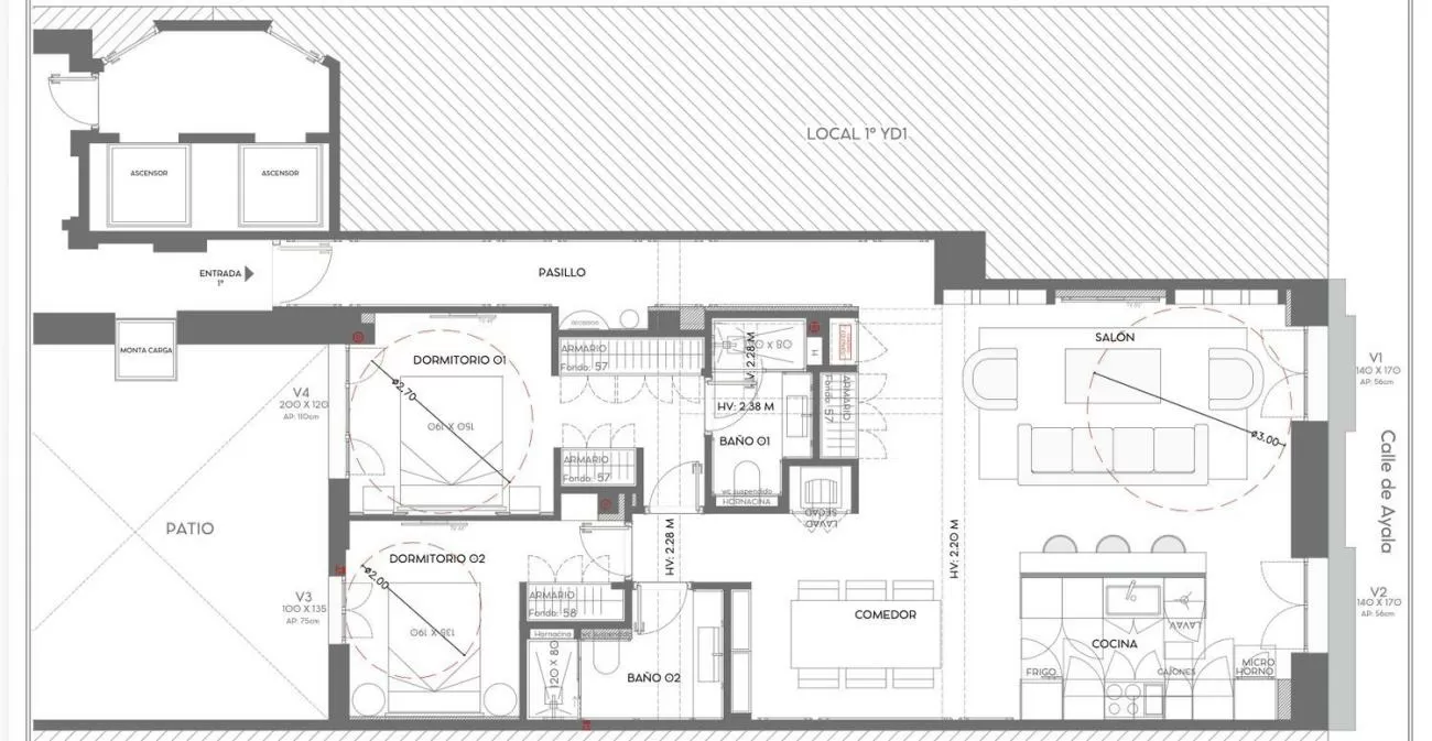 Imagen de Calle de Núñez de Balboa, Barrio de Salamanca, Madrid capital (Ref.2038)