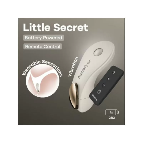 Little Secret Estimulador de Braguita Battery Series Warm Grey
