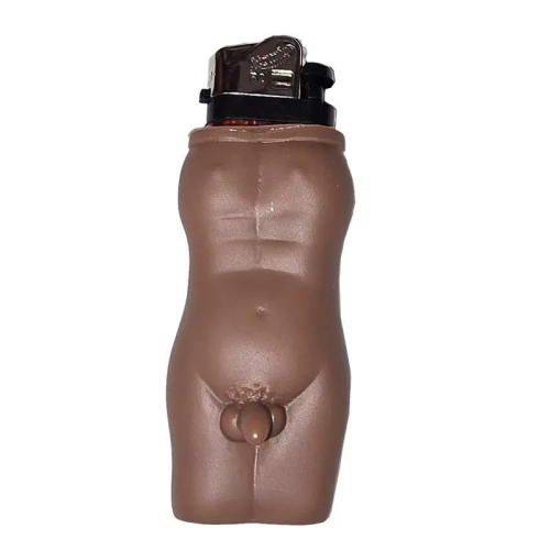 Mechero Forma de Cuerpo de Hombre Mulato