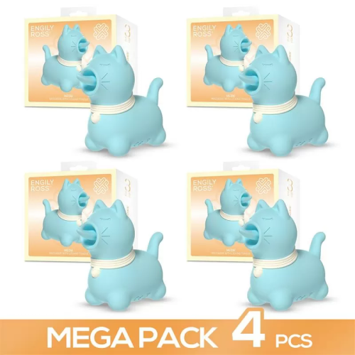 Pack de 4 Meow Masajeador con Lengua Licking