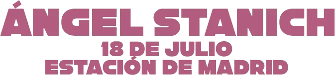 Concierto Acústico de Angel Stanich el 18 de Julio en Linares