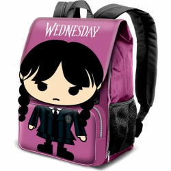 MOCHILA SOLAPA CHIBI MIERCOLES 45CM