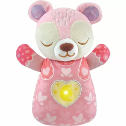 PELUCHE CUNA OSITO MELODIA ROSA