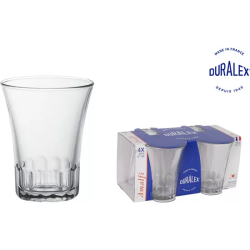 SET 4 VASOS TRANSPARENTE 17CL AMALFI