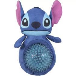 PELUCHE PARA PERRO PELOTA STITCH BLUE