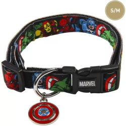 COLLAR PARA PERROS S/M MARVEL BLACK