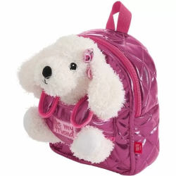 MOCHILA + PELUCHE PERRO DIDI 27CM