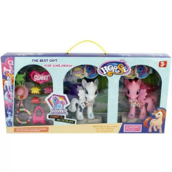 SET 2 PONYS CON ACCESORIOS