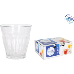 SET 6 VASOS TRANSPARENTE 22CL PICARDIE