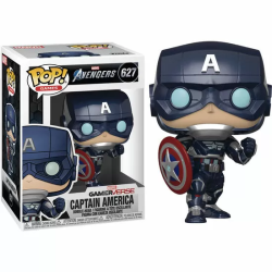 FIGURA POP MARVEL AVENGERS GAME CAPTAIN AMERICA STARK TECH SUIT