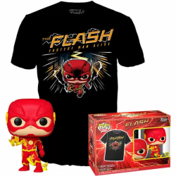 SET FIGURA POP & TEE DC COMICS THE FLASH