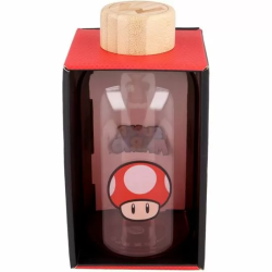 BOTELLA CRISTAL SUPER MARIO BROS NINTENDO 620ML