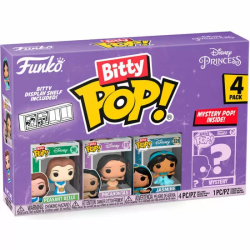 BLISTER 4 FIGURAS BITTY POP DISNEY PRINCESAS BELLA