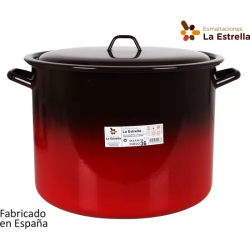 OLLA ALTA C/TAPA 36CM - 30L FUEGO