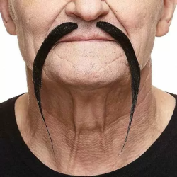 BIGOTE NEGRO TALLA ÚNICA