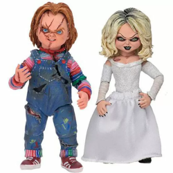 FIGURAS CHUCKY & TIFFANY LA NOVIA DE CHUCKY 10CM