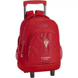 MOCHILA GDE. C/RUEDAS COMPACT REAL SPORTING DE GIJON CORPORATIVA