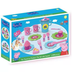 SET DE TE PEPPA PIG 17 PZAS.