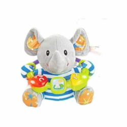 PELUCHE MUSICAL ELEFANTE 35 CM