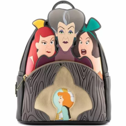 MOCHILA MADRASTRA MALVADA CENICIENTA DISNEY LOUNGEFLY 26CM