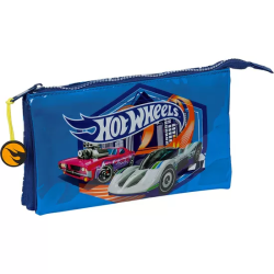 PORTATODO TRIPLE HOT WHEELS 