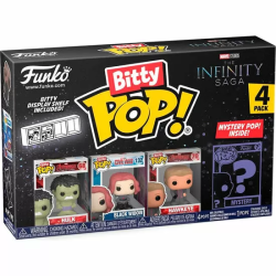 BLISTER 4 FIGURAS BITTY POP MARVEL THE INFINITY SAGA HULK