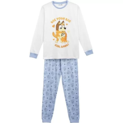 PIJAMA LARGO SINGLE JERSEY BLUEY