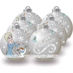 BOLAS NAVIDAD 8CM PACK 6 FROZEN II 