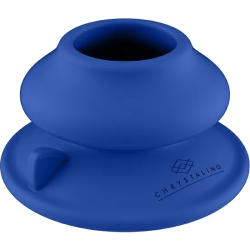 CHRYSTALINO - SILICONE SUCTION CUP - BLUE