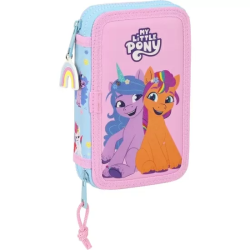 PLUMIER DOBLE PQÑO 28 PCS MY LITTLE PONY 