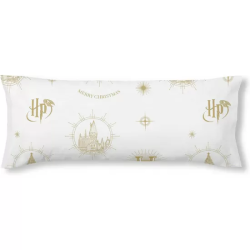 FUNDA DE ALMOHADA 100% ALGODÓN HOGWARTS GOLD CHRISTMAS CAMA DE 90.