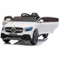 COCHE MERCEDES BENZ GLC BLANCO BATERIA 12V 105 X 68 X 50CM RUNRUNTOYS