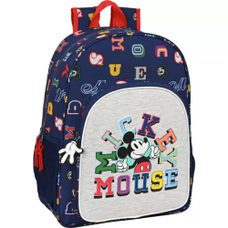 MOCHILA DE 33 CM ADAPT.CARRO MICKEY MOUSE 