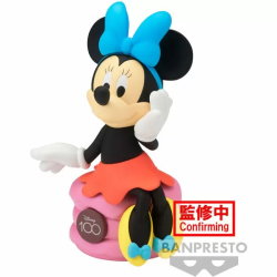 FIGURA MINNIE MOUSE SOFUBI 100TH ANNIVERSARY DISNEY CHARACTERS 11CM