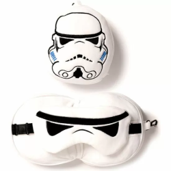 ALMOHADA VIAJE ANTIFAZ SOLDADO IMPERIAL STORMTROOPER STAR WARS RESTEAZZZ