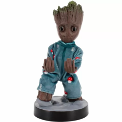 CABLE GUY SOPORTE SUJECION GROOT EN PIJAMA GUARDIANES DE LA GALAXIA MARVEL 20CM