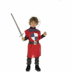 DISFRAZ PETO MEDIEVAL ROJO TALLA 3-6 Y