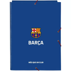 CARPETA FOLIO 3 SOLAPAS F.C.BARCELONA 2ª EQUIPACION