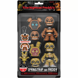 BISTER 2 FIGURAS SNAPS! FIVE NIGHTS AT FREDDYS SPRINGTRAP AND FREDDY