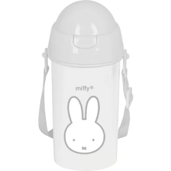 BOTELLA 500ML APERTURA AUTOM. CON PAJITA MIFFY 