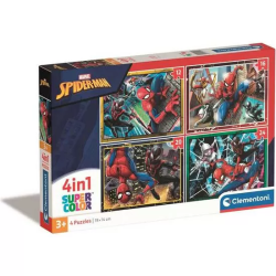 PUZZLE PROGRESIVO 4 EN 1 SPIDERMAN