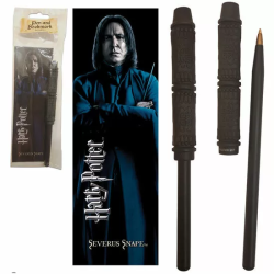 VARITA BOLIGRAFO Y MARCAPAGINAS SNAPE HARRY POTTER