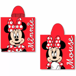 PONCHO TOALLA MINNIE DISNEY MICROFIBRA