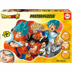 PUZZLE POSTER DRAGON BALL 250PZS