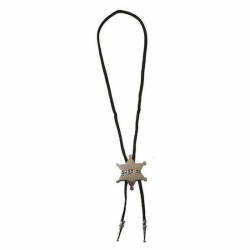 ESTRELLA DE SHERIFF CON COLGANTE METAL 43 X 5,5 CM