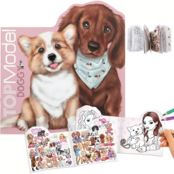 LIBRO COLOREAR DOGGY TOP MODEL