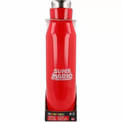 BOTELLA TERMO DE ACERO INOXIDABLE SUPER MARIO 580 ML.