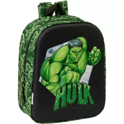 MOCHILA GUARDERIA 3D BOLSILLO RED HULK